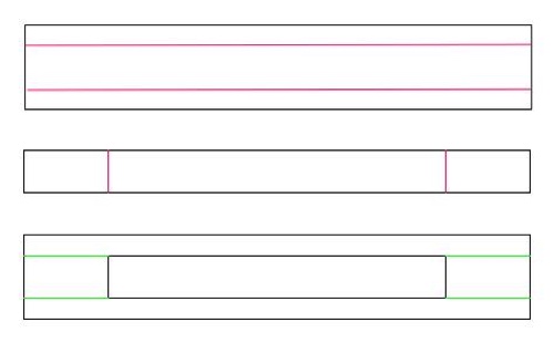 cuts for front board