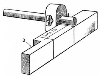 Fig. 65.Using the Marking Gauge.