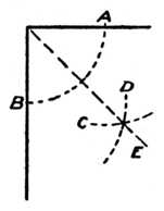 Fig. 323.
    Halving the Angle.