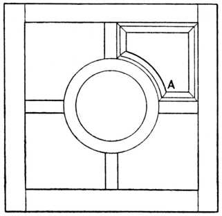 Fig. 331.Door with Curved Mitres.