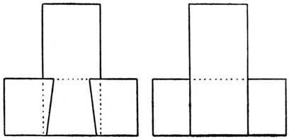 Fig. 385A.Front Elevation. Fig. 385B.Back Elevation.