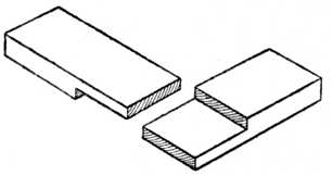 Figure 327Dovetail halflap joint